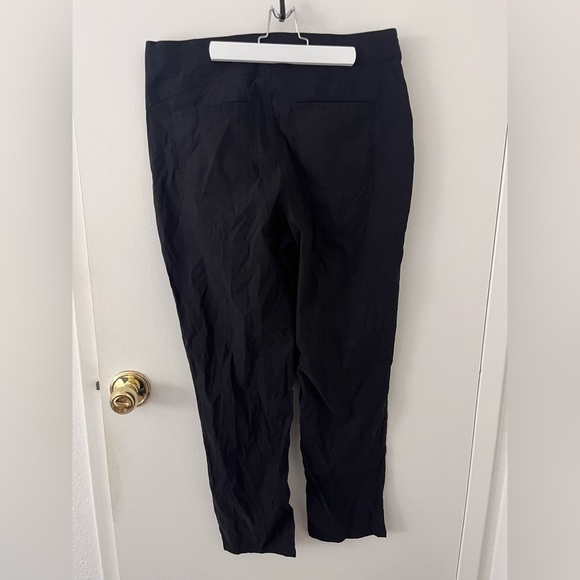 Women’s Hurley Tech Pants Black Zip Pockets Snow Ski Elastic Waist Snap Black 16 - Picture 4 of 13